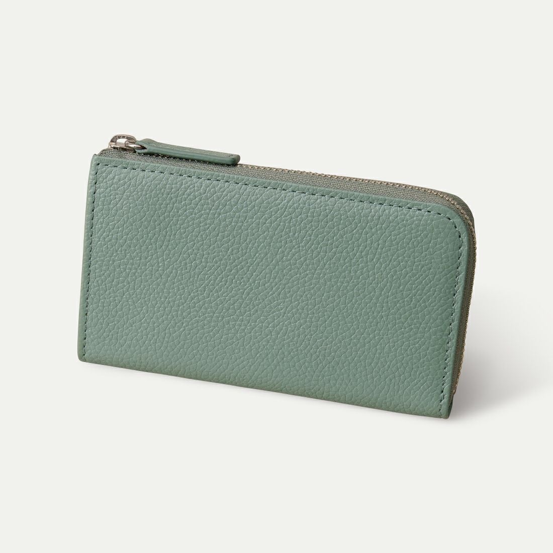 マルチウォレット_ミントグレー