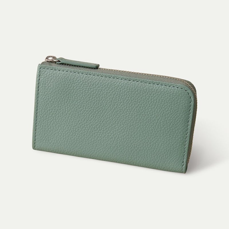 マルチウォレット_ミントグレー