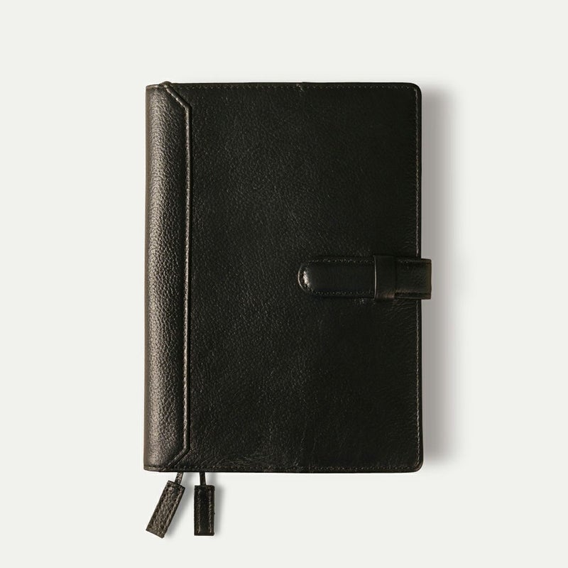 手帳（a5）_ホールブラック