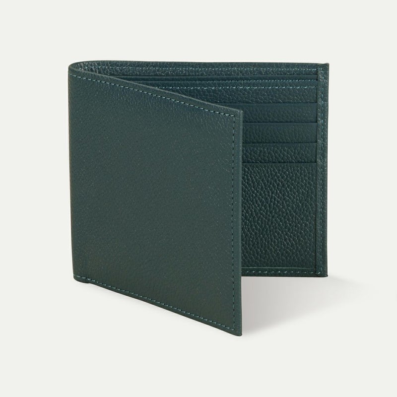 二つ折り財布(小銭入れなし）_ティールブルー