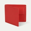二つ折り財布(小銭入れなし）_アンバーレッド