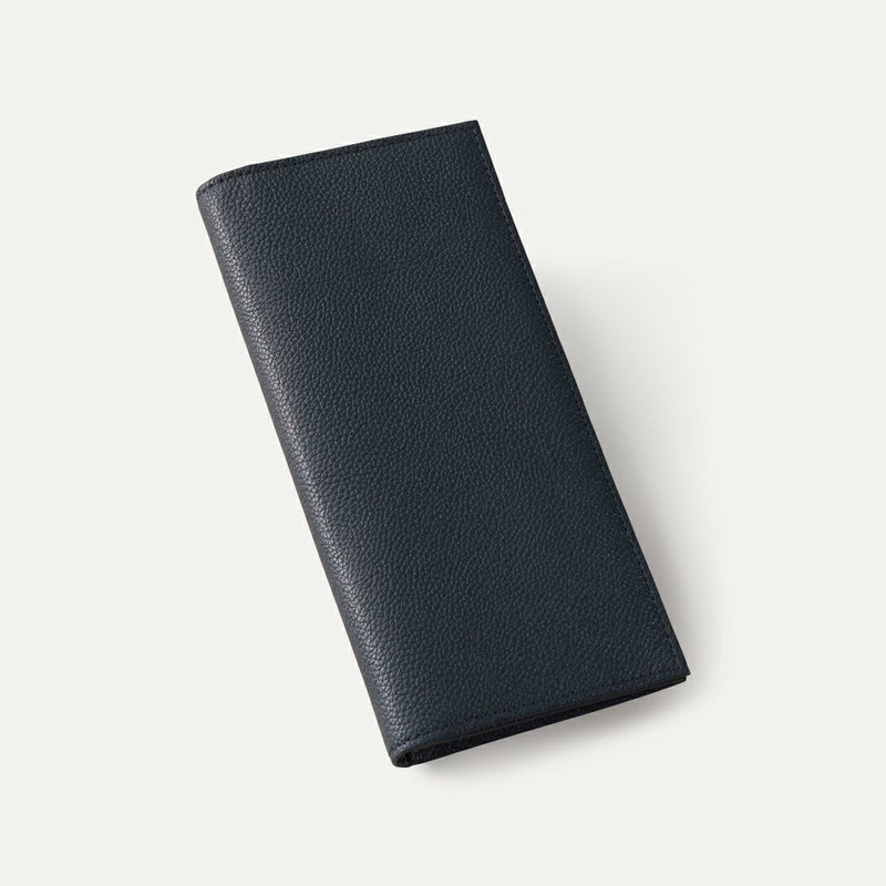 長財布(小銭入れなし)_プルシアンネイビー