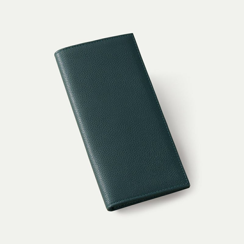 長財布(小銭入れなし)_ティールブルー