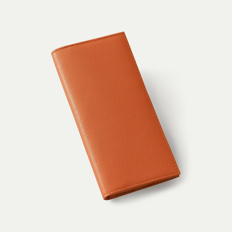 長財布(小銭入れなし)_シエナキャメル