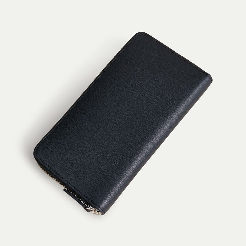 長財布（ラウンド）_ホールブラック