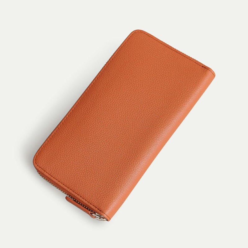 長財布（ラウンド）_シエナキャメル