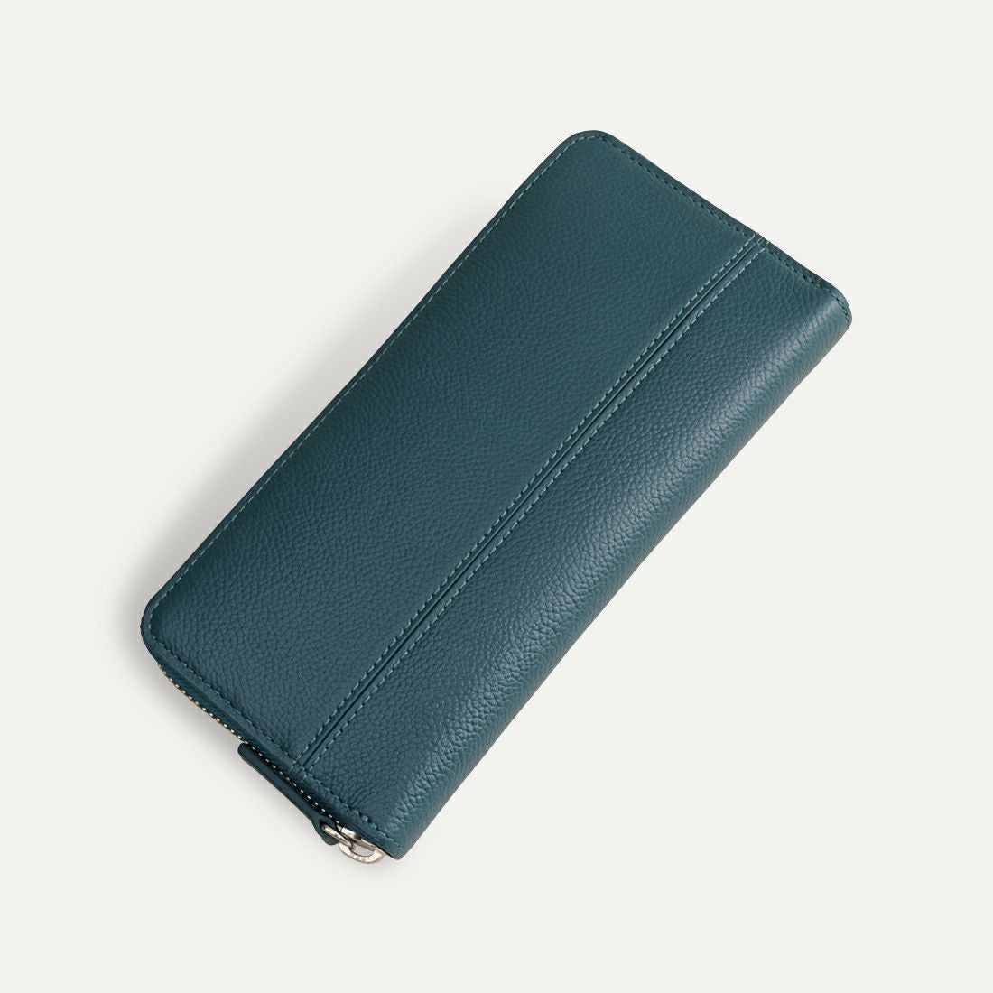 長財布（蛇腹）_ティールブルー