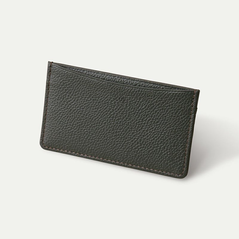 スリム名刺入れ_ブラックオリーブ