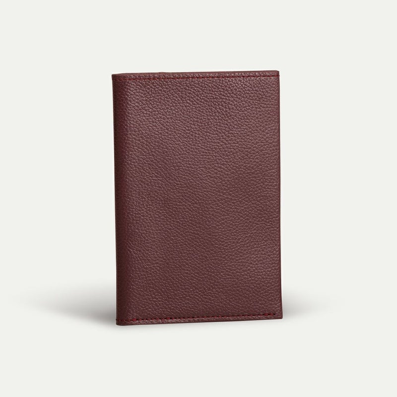パスポートケース_バーガンディー