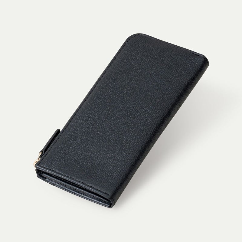 L字長財布_ホールブラック