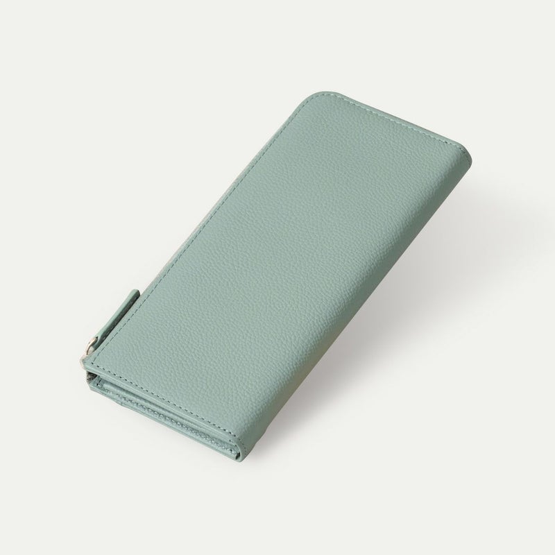 L字長財布_ミントグレー