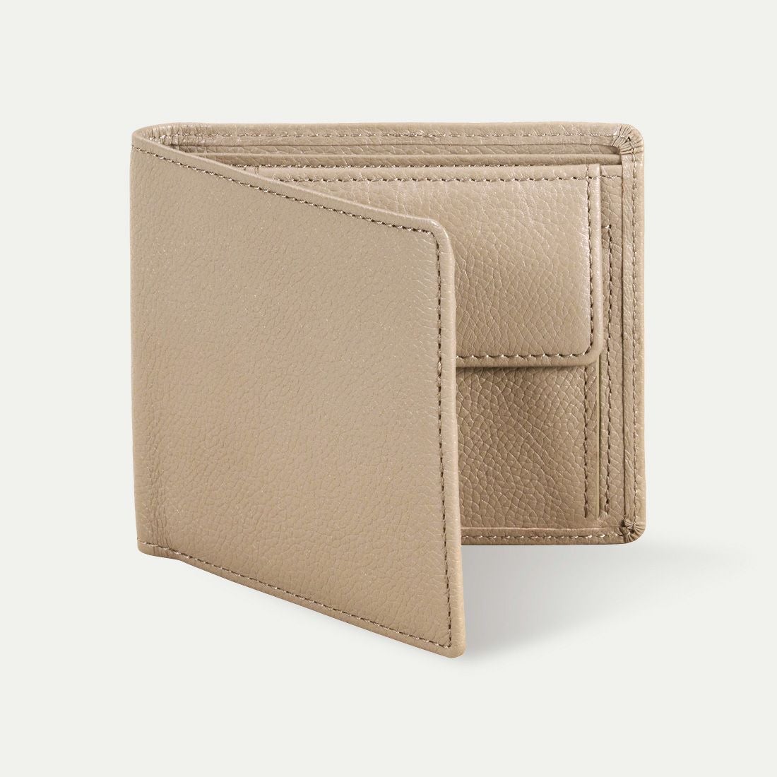 二つ折り財布(小銭入れあり)_サンドベージュ