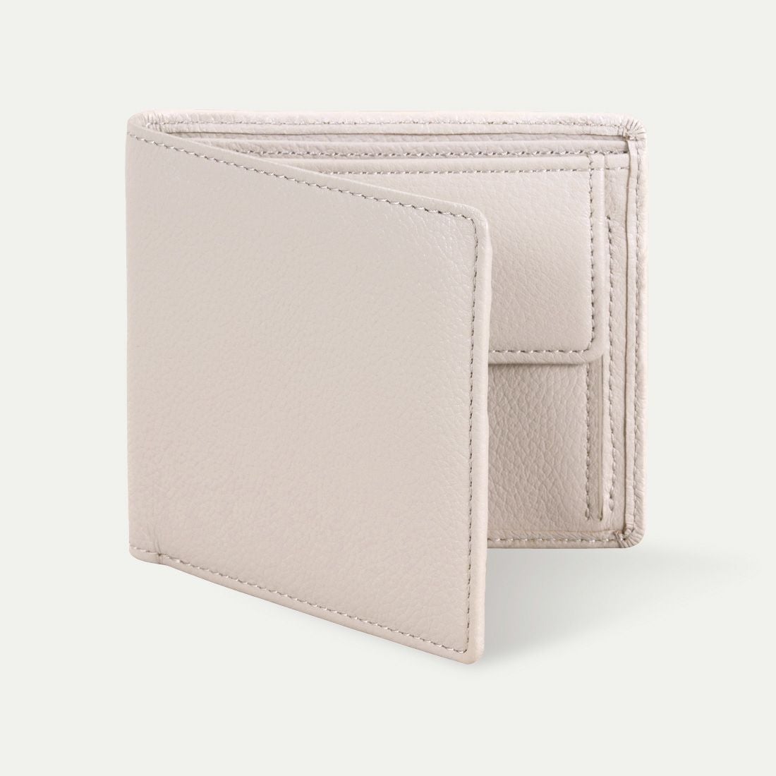 二つ折り財布(小銭入れあり)_カララホワイト