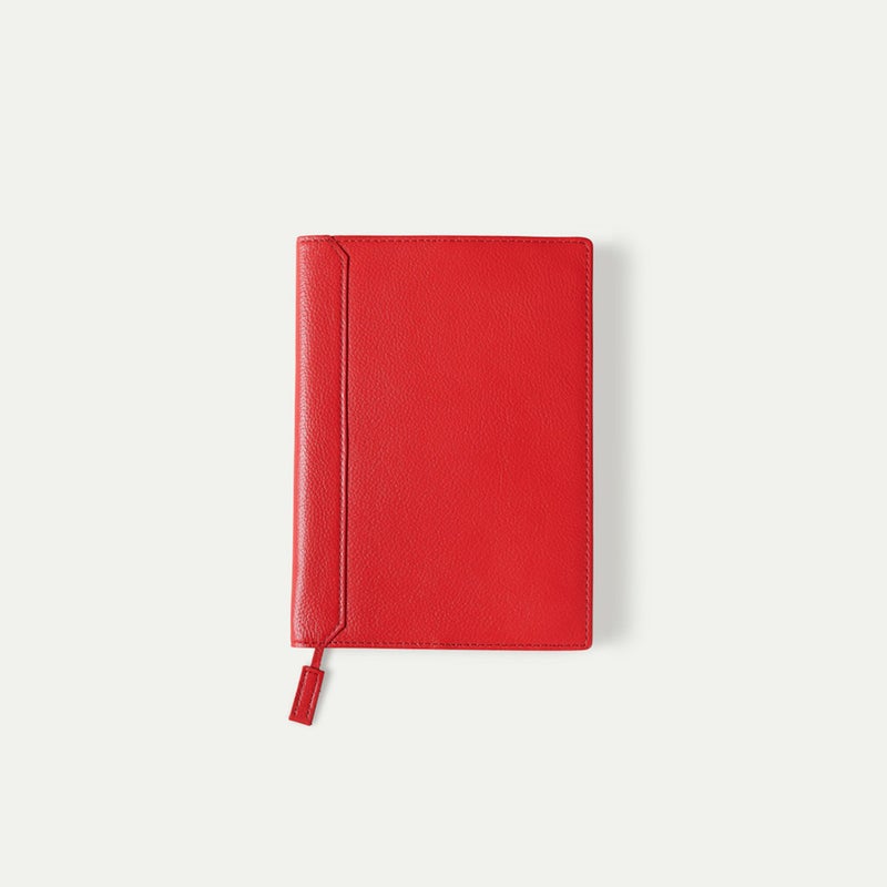 ノート（a5）_アンバーレッド