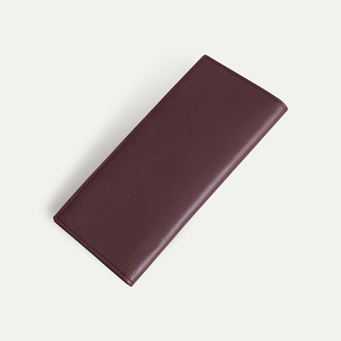 スリム長財布_バーガンディー