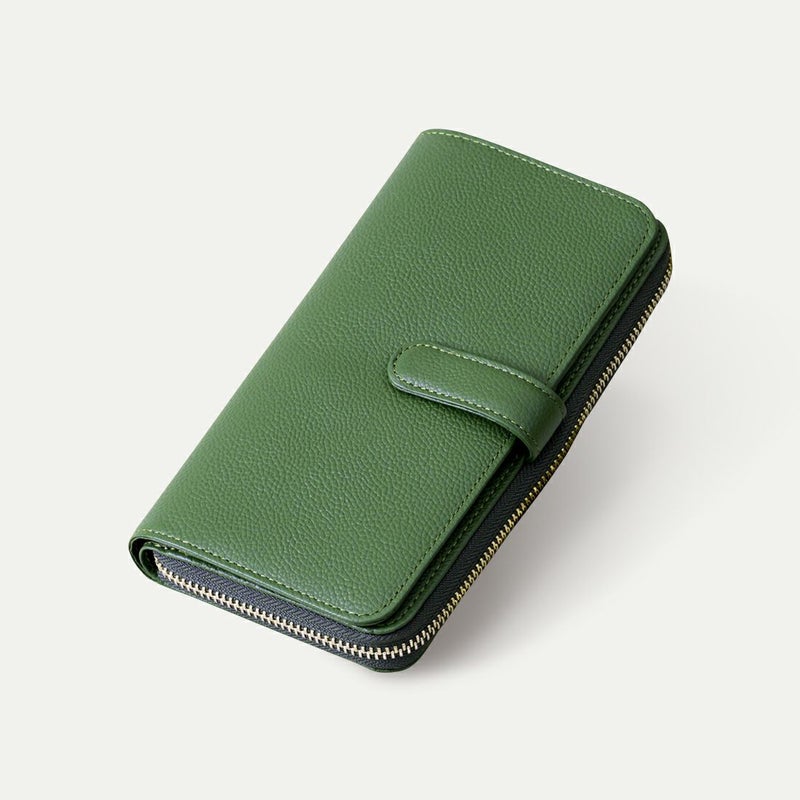 ダブル長財布_アイビーグリーン