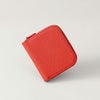 ラウンド二つ折り財布_アンバーレッド