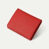 三つ折り財布_アンバーレッド
