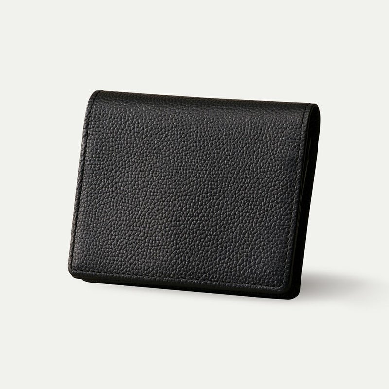 通しマチ名刺入れ_ホールブラック