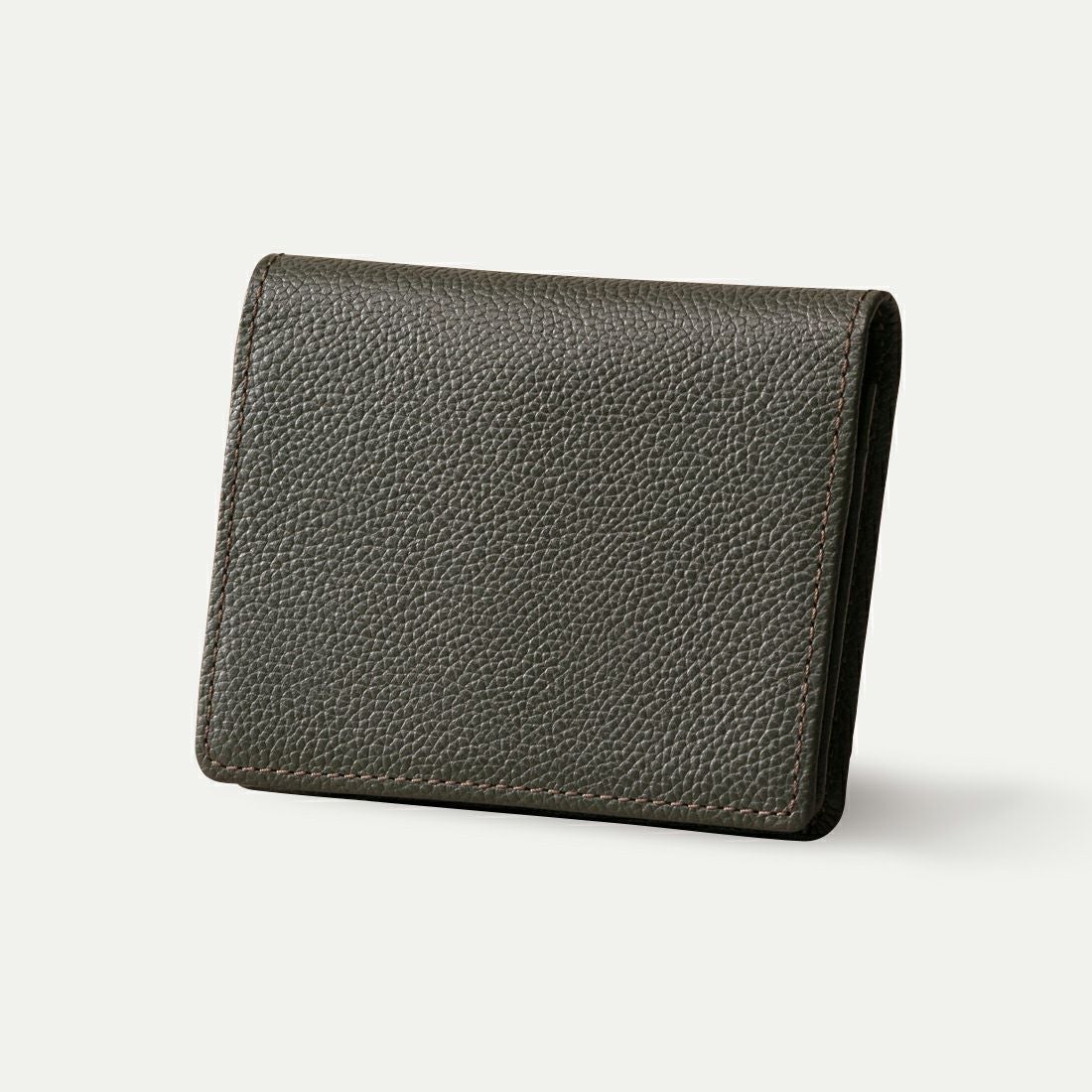 通しマチ名刺入れ_ブラックオリーブ