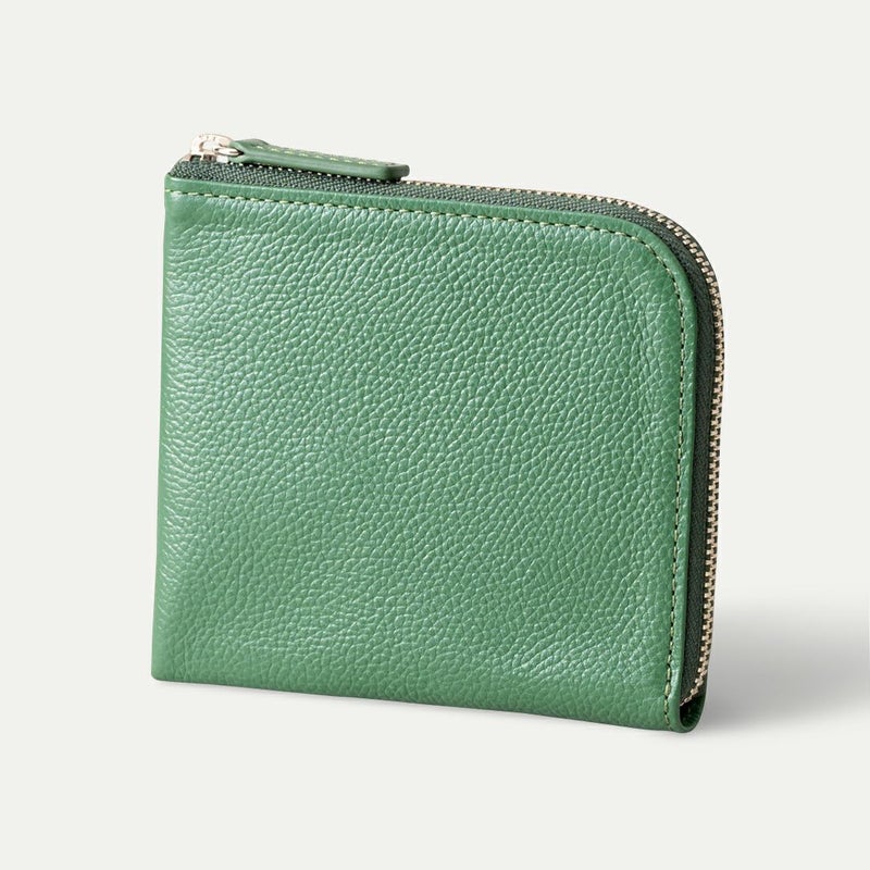 Ｌ字ファスナー財布_アイビーグリーン