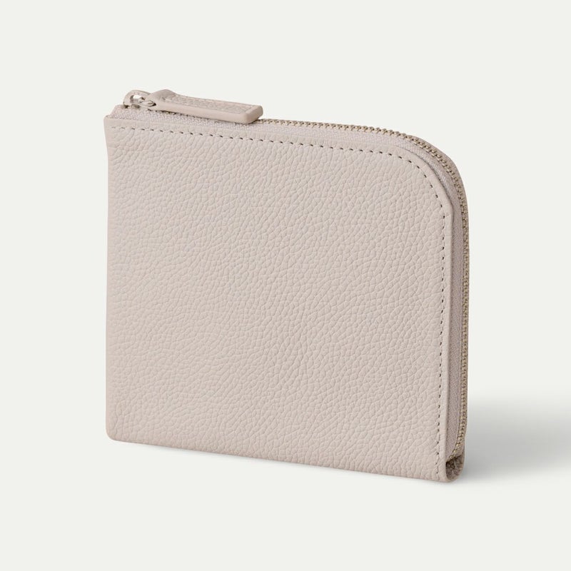 Ｌ字ファスナー財布_カララホワイト