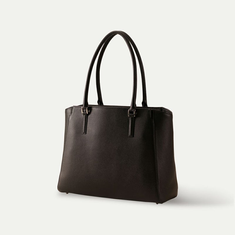 ビジネストートバッグ(トラピゾイド)_ホールブラック