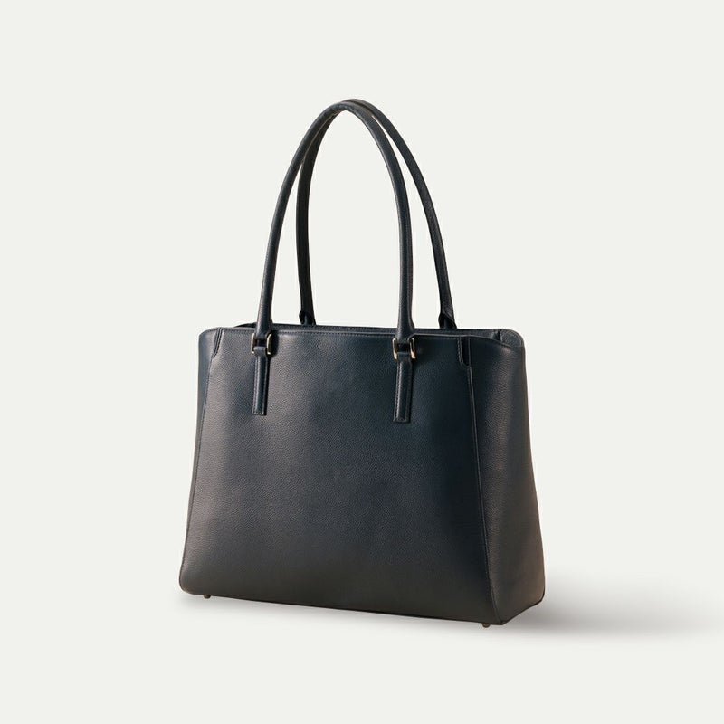 ビジネストートバッグ(トラピゾイド)_プルシアンネイビー