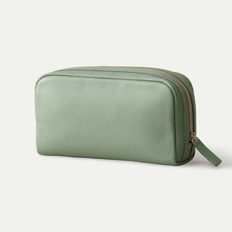 ボックスポーチ_ミントグレー