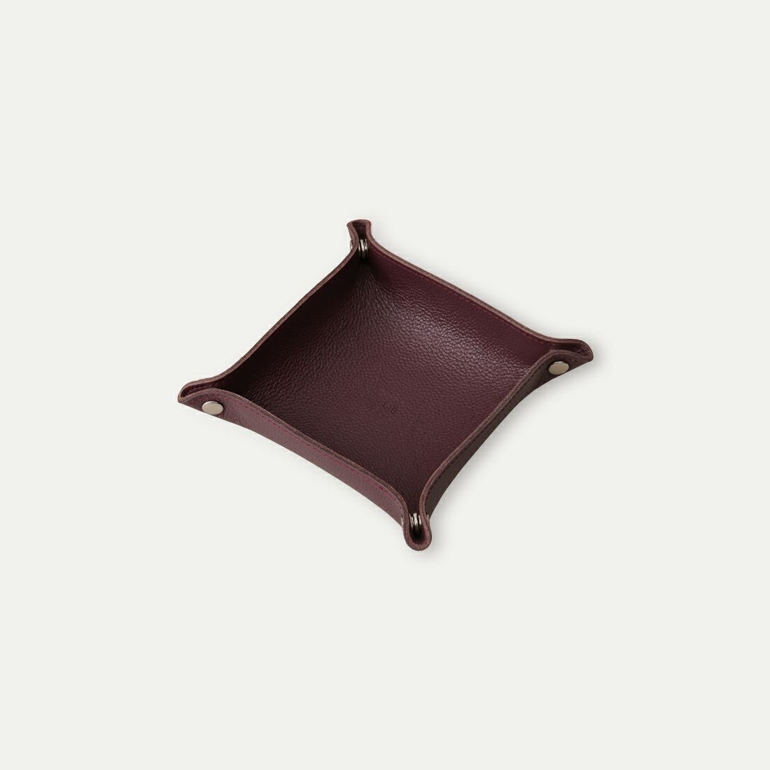 レザートレーS_バーガンディー