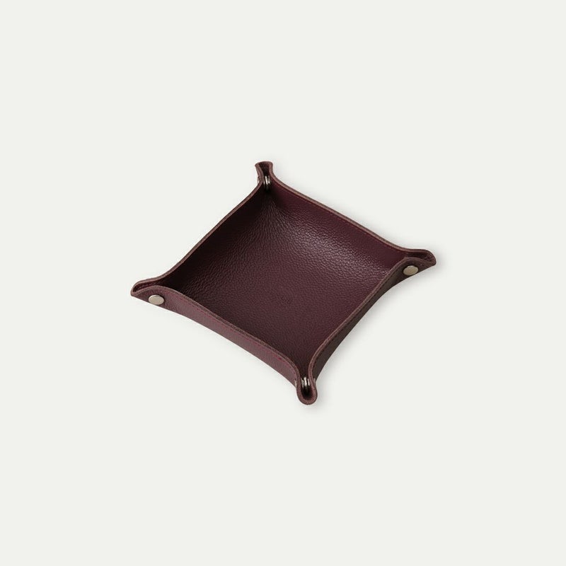 レザートレーS_バーガンディー