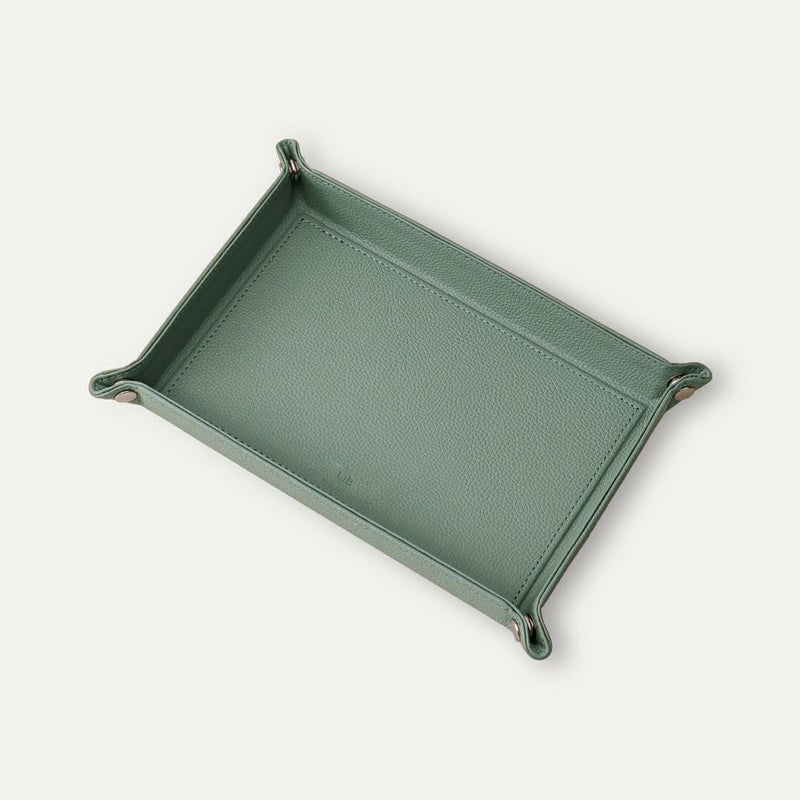 レザートレーM_ミントグレー