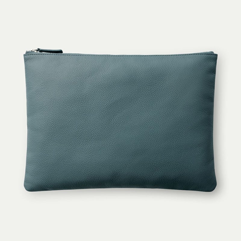 ポーチL_ティールブルー