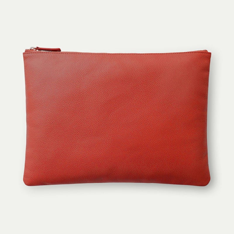 ポーチL_アンバーレッド