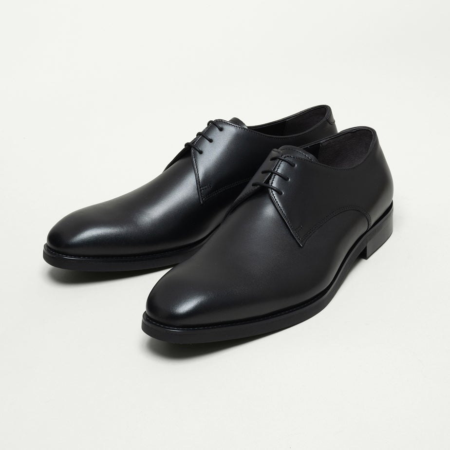 ビジネスシューズ(プレーントゥ・外羽根式・ラバーソール)