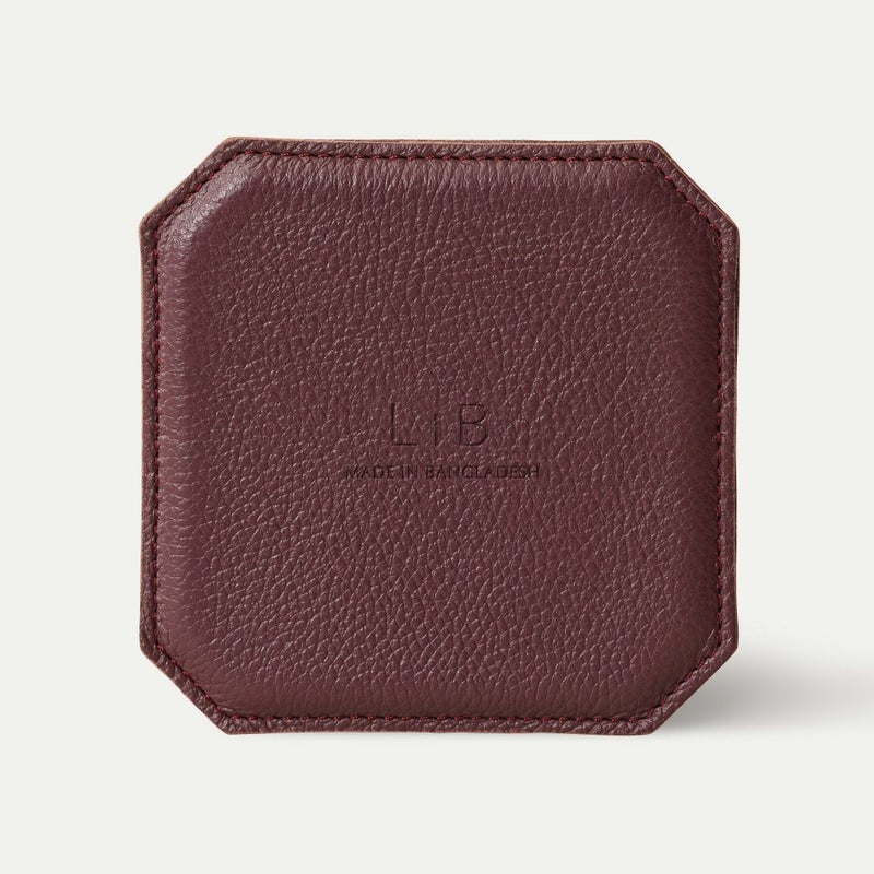 コースター_バーガンディー