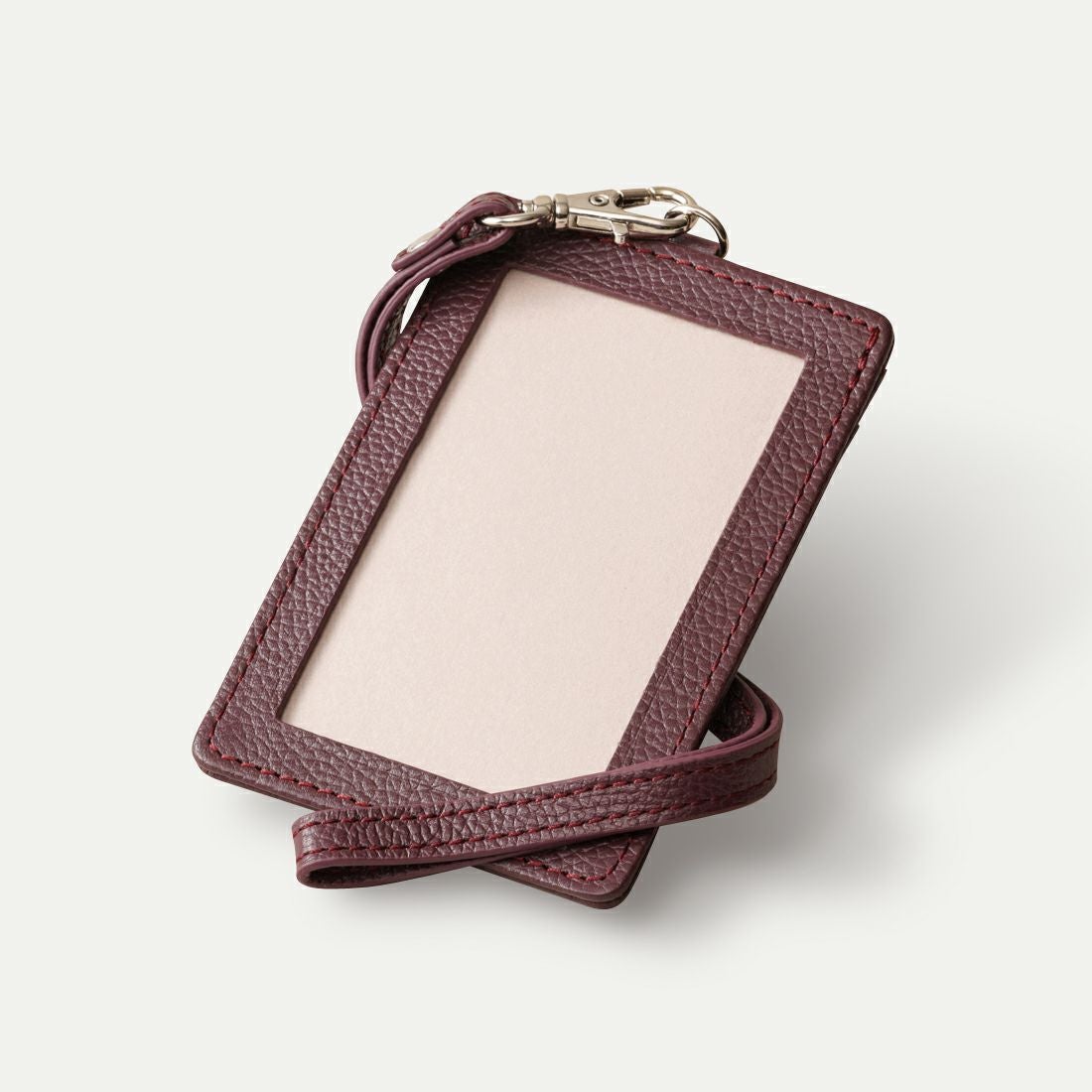 スリムパスケース（セット）_バーガンディー