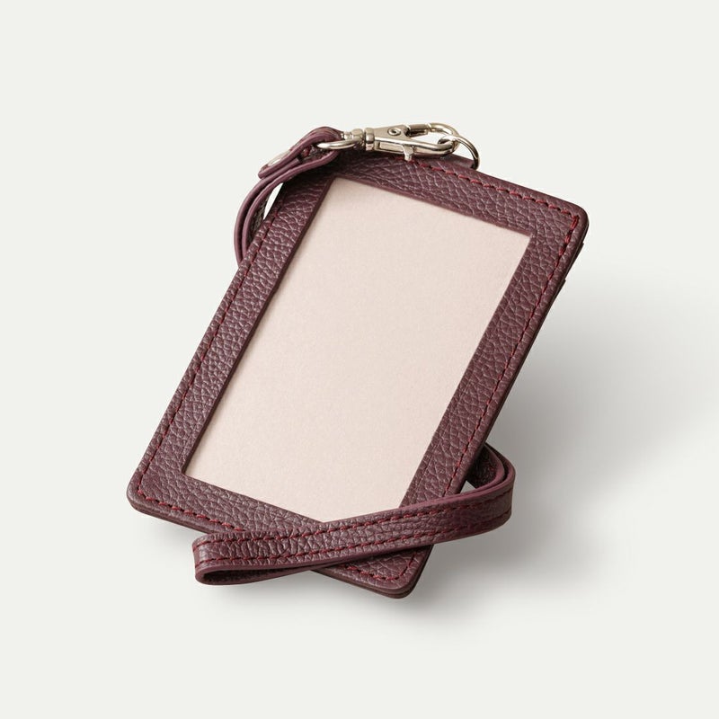 スリムパスケース（セット）_バーガンディー
