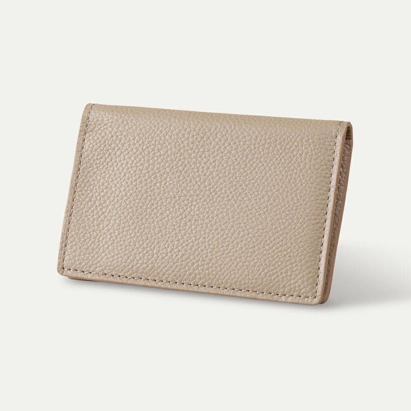 コンパクト名刺入れ_サンドベージュ
