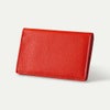 コンパクト名刺入れ_アンバーレッド