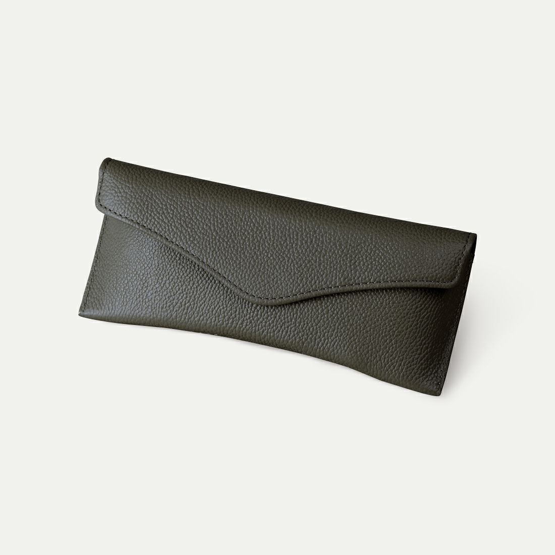 メガネケース(フラップ)_ブラックオリーブ