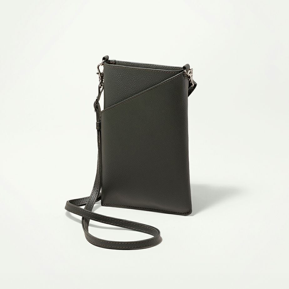 gibous ショルダーバッグ gibous snake cross faux leather shoulder bag