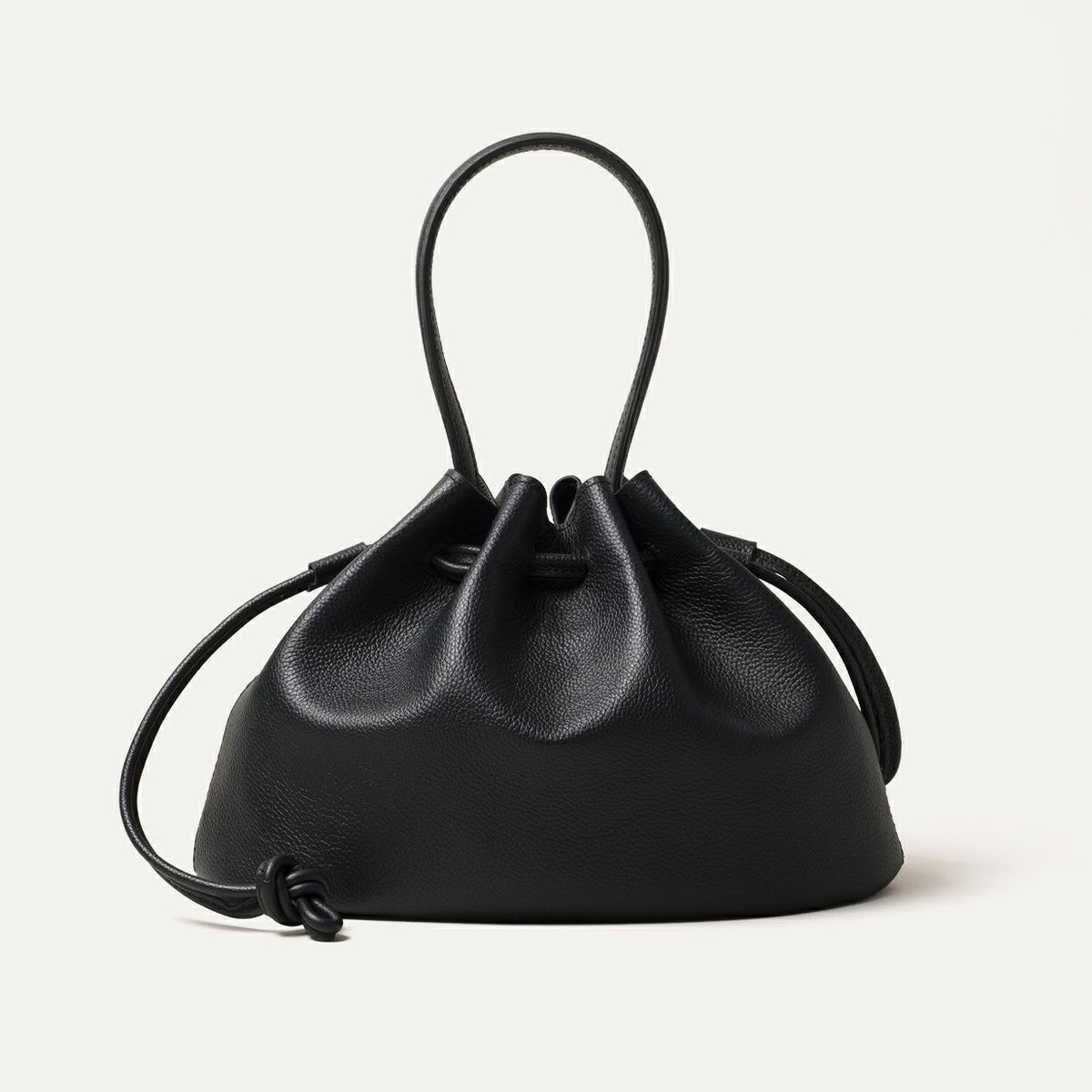 巾着バッグ M (プレーンハンドル付)