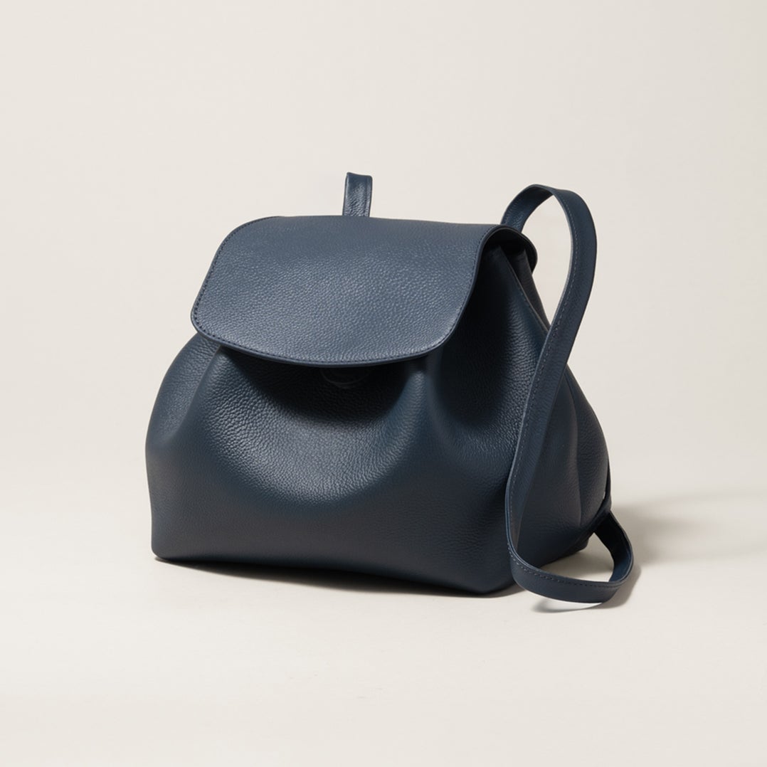 巾着リュック（コンパクト）_プルシアンネイビー