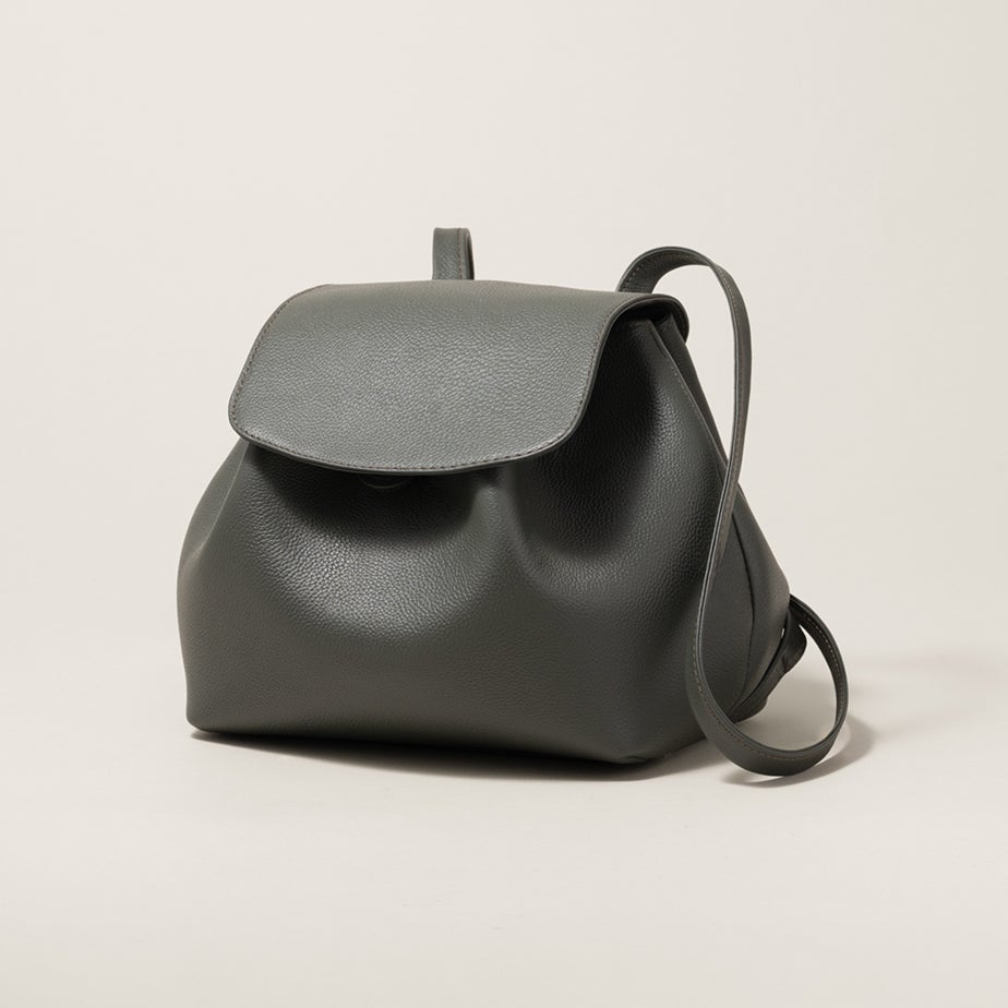 巾着リュック（コンパクト）_ブラックオリーブ