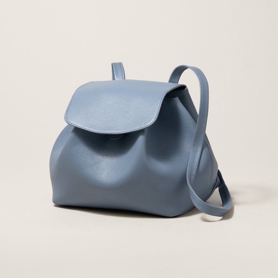 巾着リュック（コンパクト）_スモーキーブルー