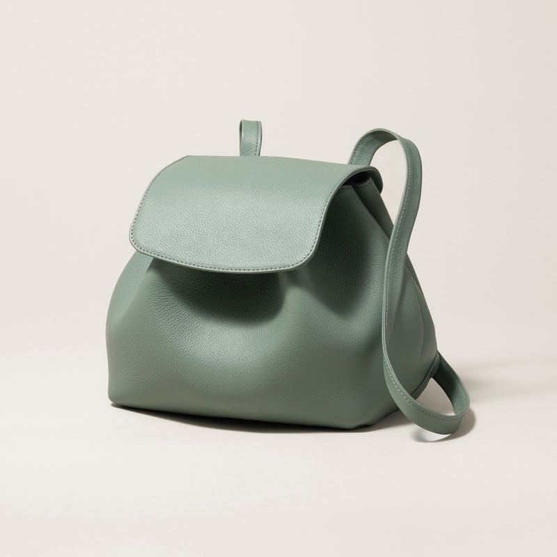 巾着リュック（コンパクト）_ミントグレー