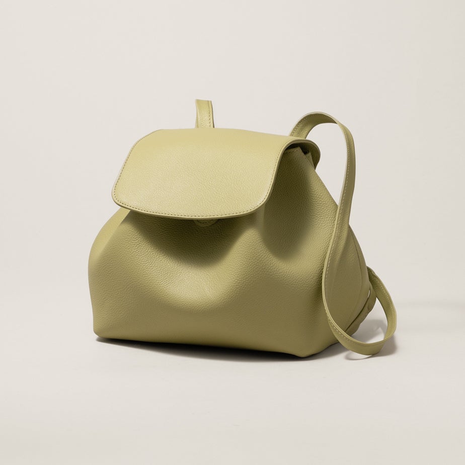 巾着リュック（コンパクト）_ライトピスタチオ