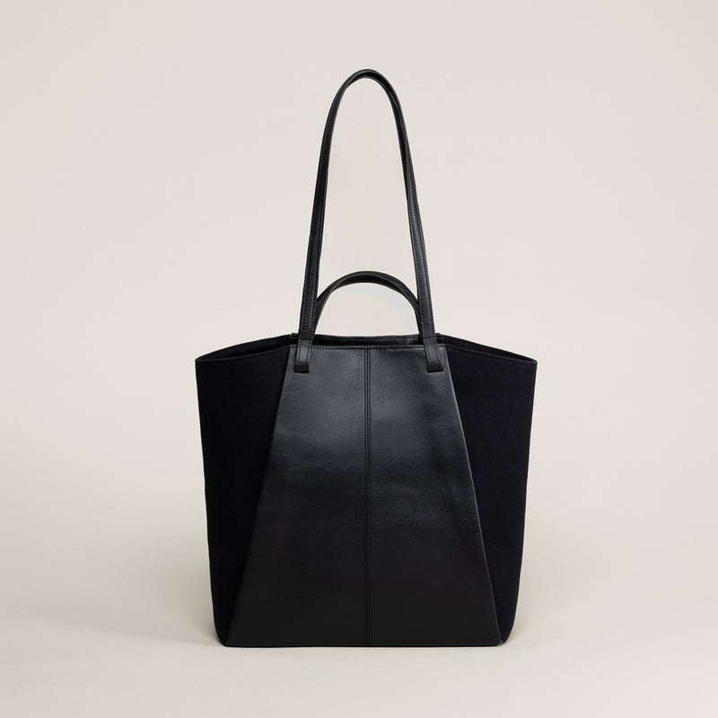キャンバス トートバッグ(2ハンドル) キャンバスブラック×ブラック