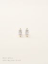 マーキスダイヤモンド ピアス | Little Voyage 30011_wh_svyg
